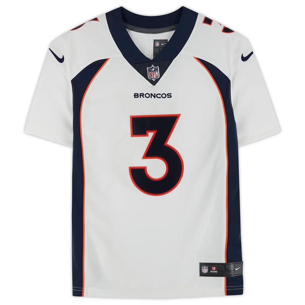 Nike Denver Broncos Russell Wilson Jersey White 3XL New With Tags
